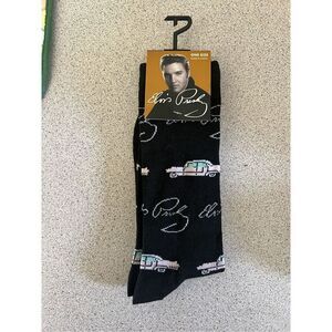 Official elvis Presley pink Cadillac crew socks US 7-12 unisex men’s women’s